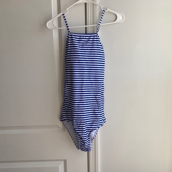 New W/O Tags Women’s Striped One Piece Swimsuit - Picture 5 of 8